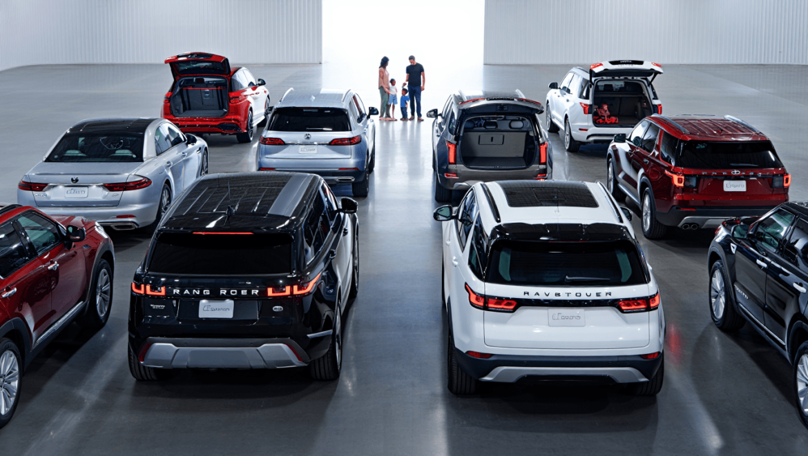 suv grand coffre bannière coffre kia sorento ouvert