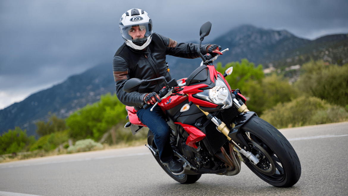 moto par vent fort