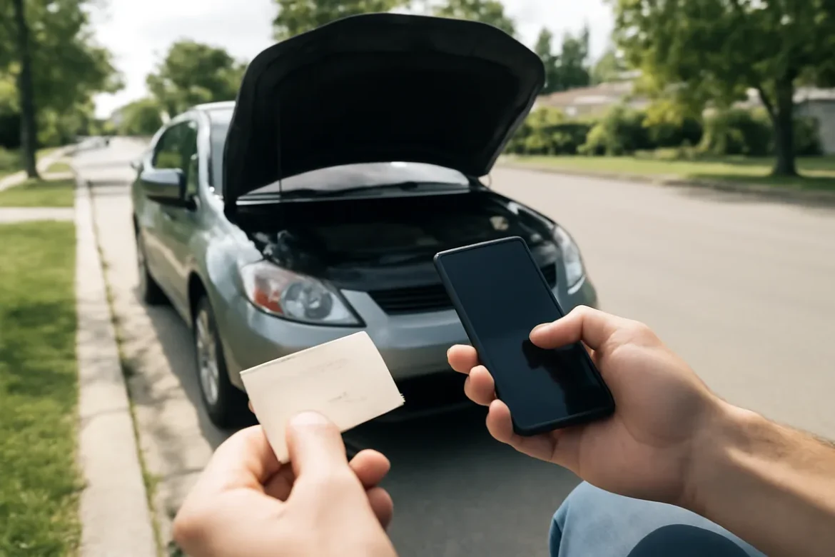 Comment contacter l'assistance en cas de panne auto ?