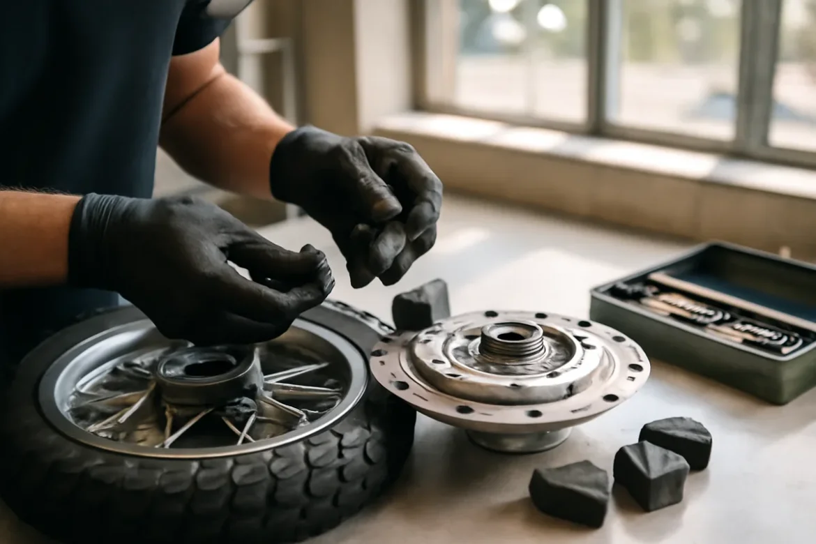 Quand et comment remplacer les caoutchoucs de couronne moto pour préserver la transmission?